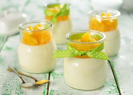 Indian Sweet: Peach Phirni