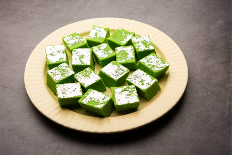Indian Sweet: Kiwi Barfi