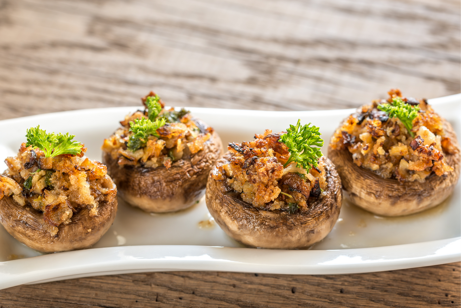 Indian Snack: Stuffed Mushroom Kebabs