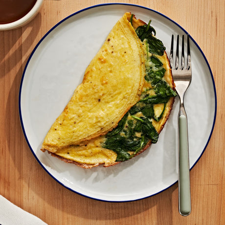 Brunch Idea: Spinach and Cheese Omelette