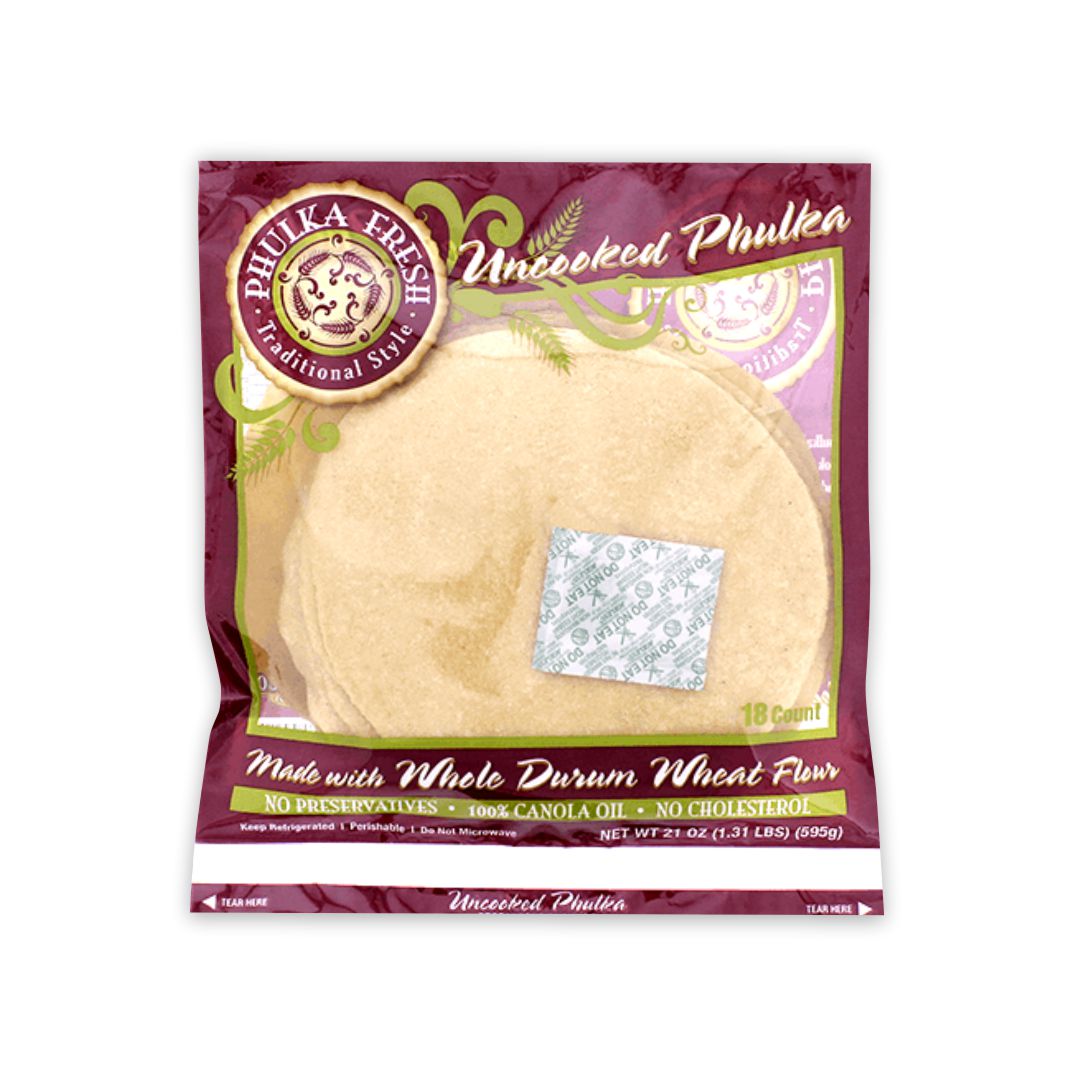 PHULKA FRESH UNCOOKED PHULKA (18 COUNT)
