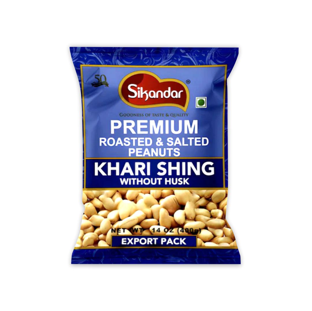 SIKANDAR PREMIUM ROASTED & SALTED PEANUTS KHARI SHING WITHOUT HUSK