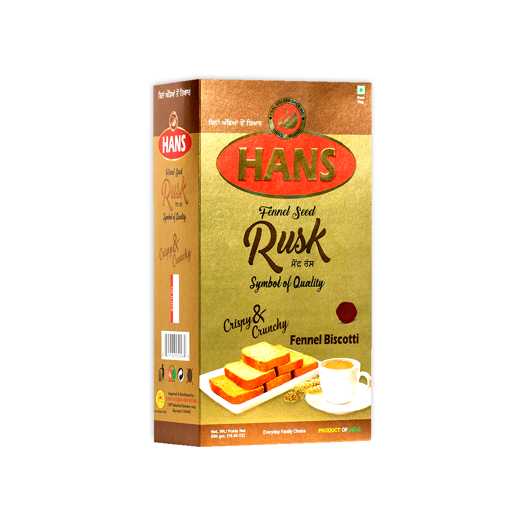 HANS FENNEL SEEDS RUSK BISCOTTI