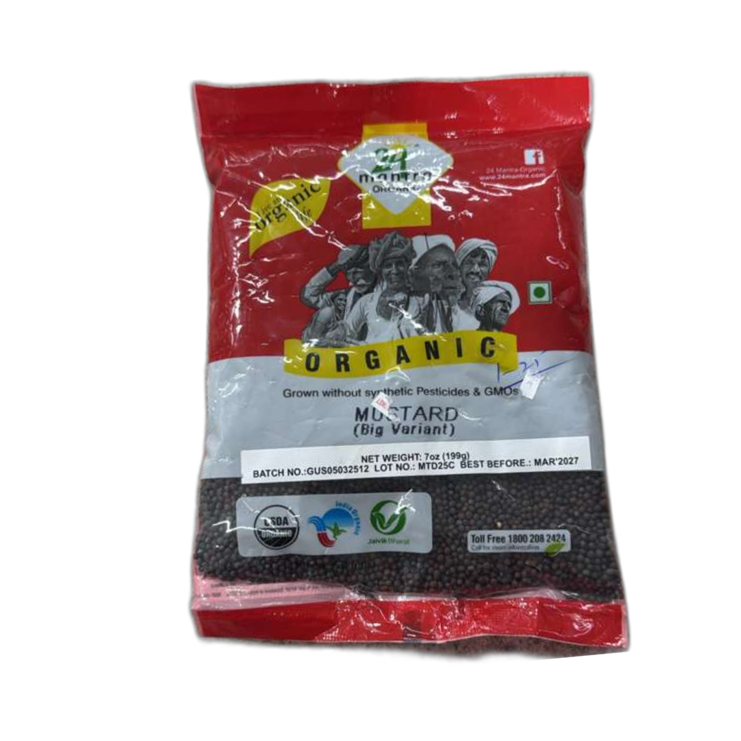 24 MANTRA ORGANIC MUSTARD SEEDS (BIG VARIANT)