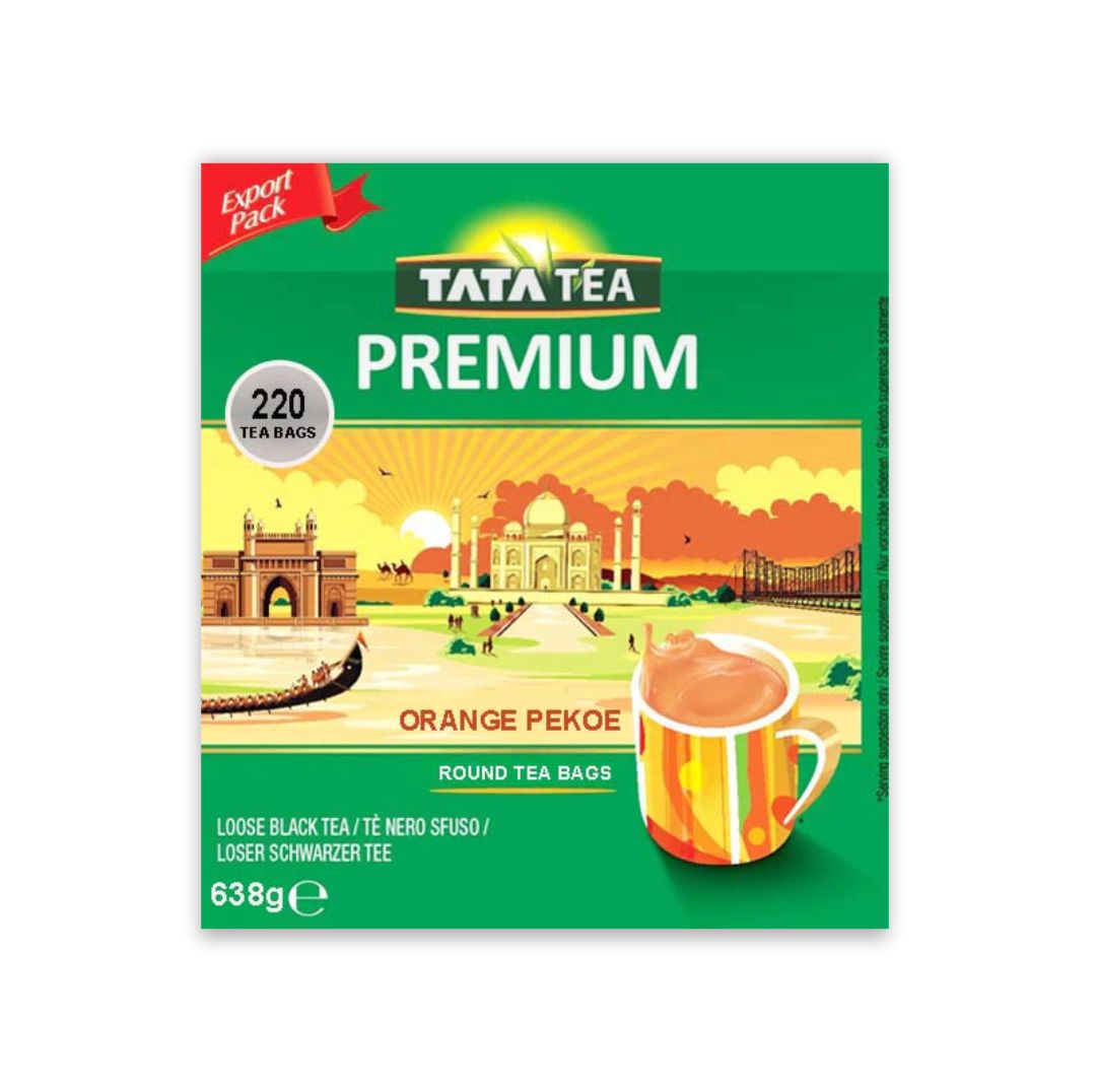 TATA TEA PREMIUM ORAMGE PEKE 220 (TEA BAGS)