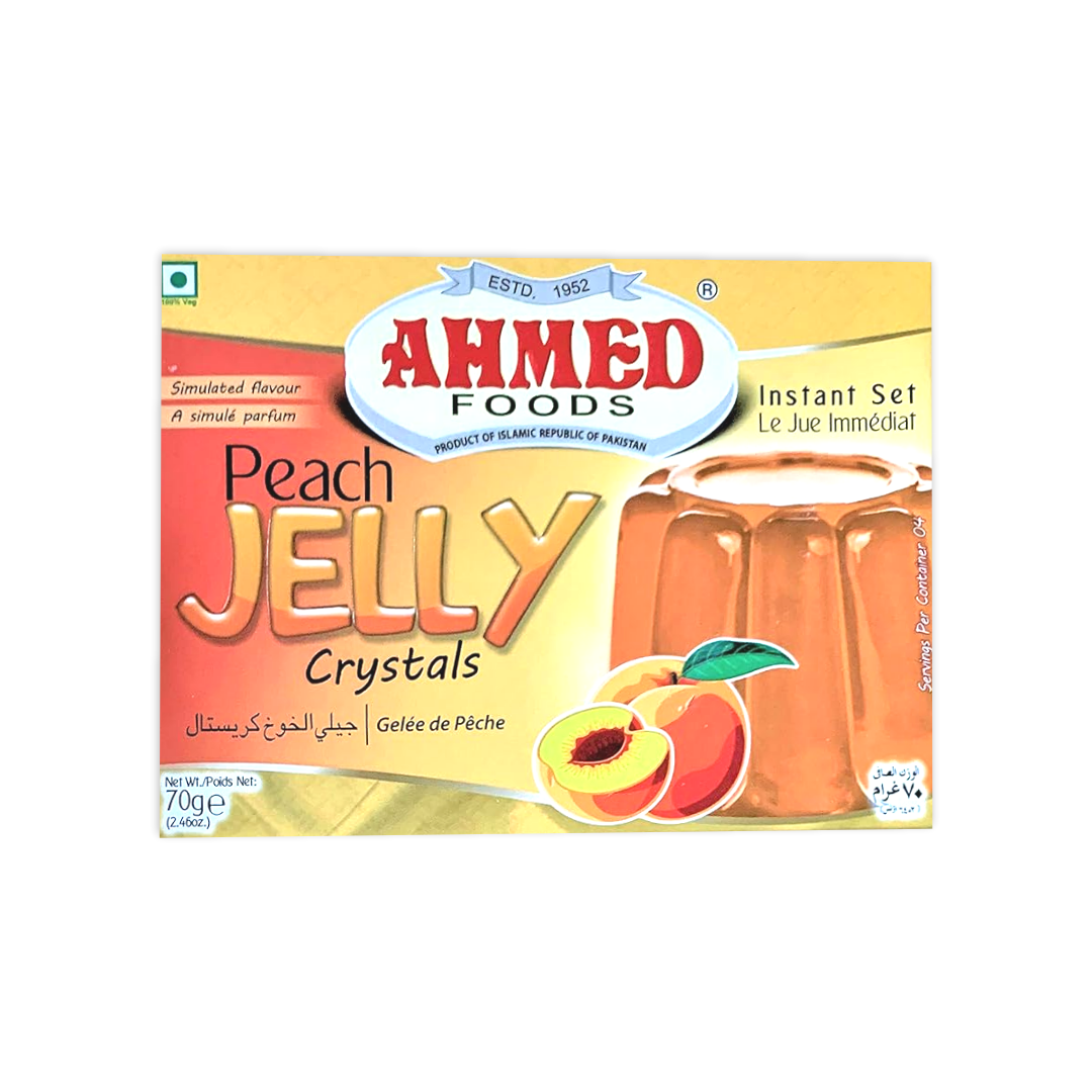 AHMED FOODS PEACH JELLY CRYSTALS