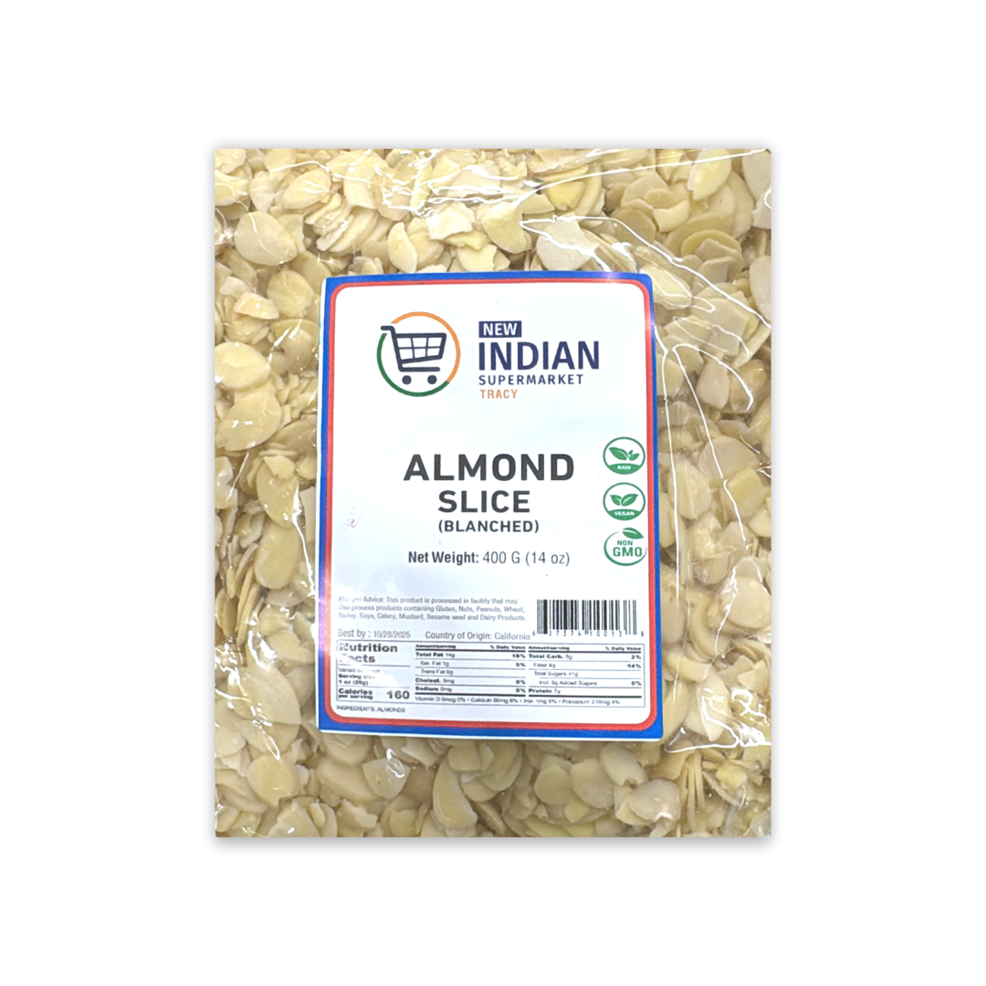 ALMOND SLICE (BLANCHED) BY NEW INDIAN SUPERMAKET