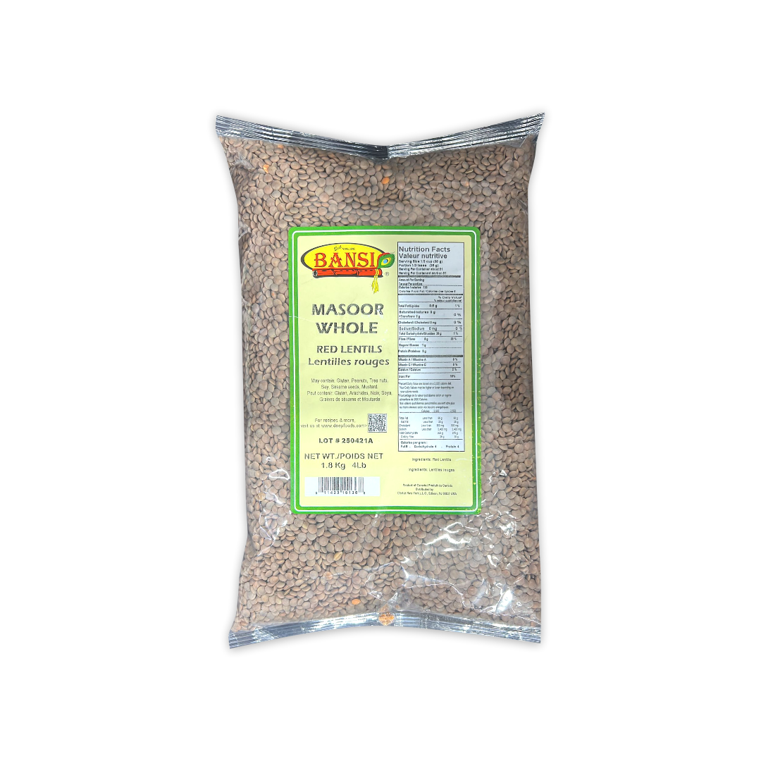 BANSI MASOOR WHOLE (RED LENTILS LENTILLES ROUGES)