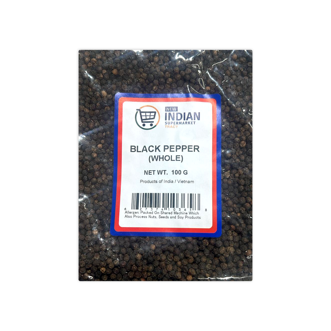 BLACK PEPPER (WHOLE) BY NEW INDIAN SUPERMARKET