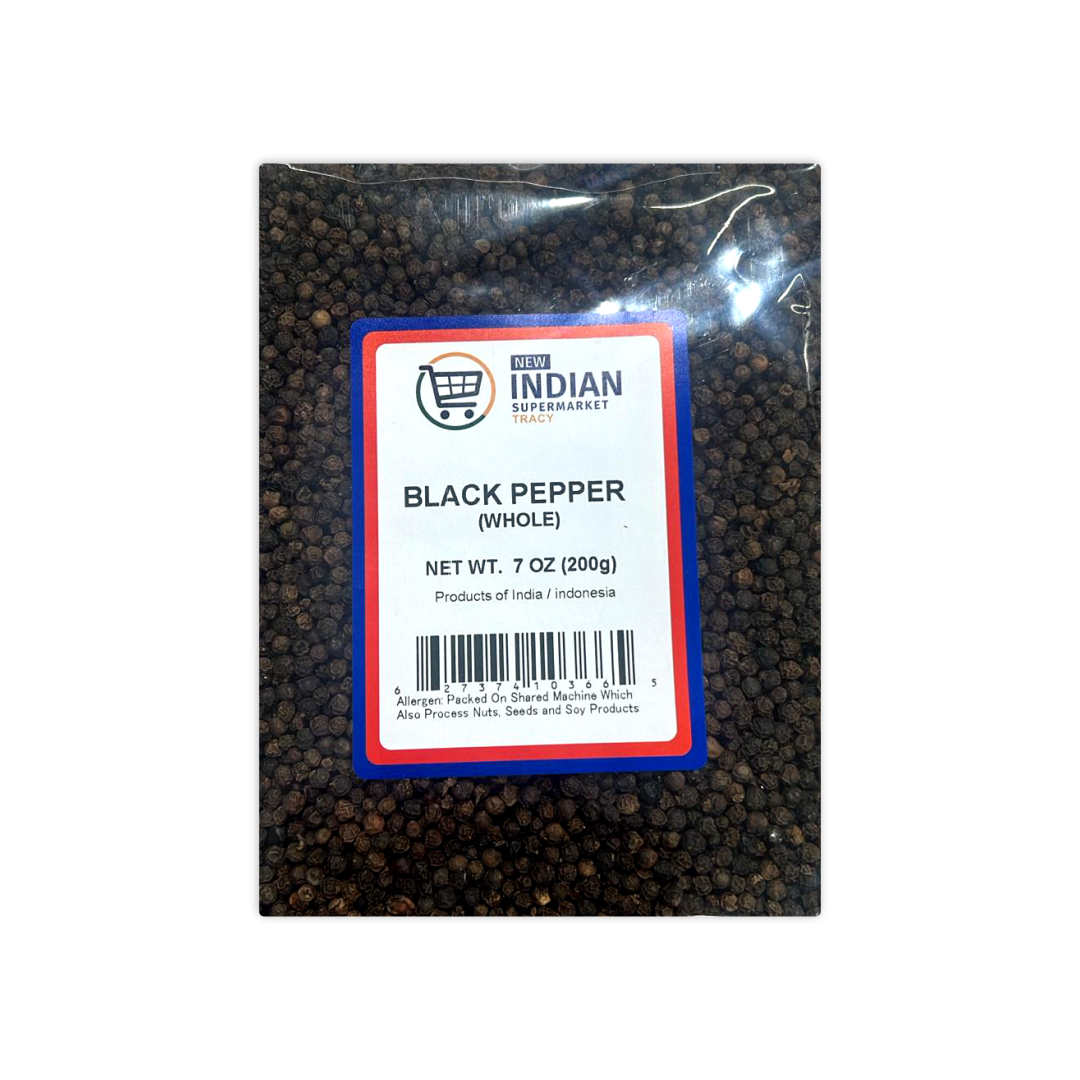 BLACK PEPPER (WHOLE) BY NEW INDIAN SUPERMARKET
