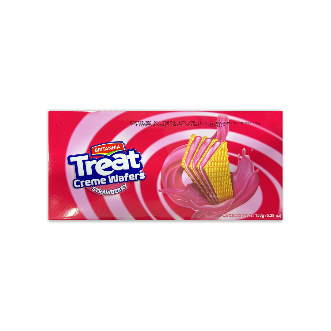 BRITANNIA CREME WAFERS STRAWBERRY