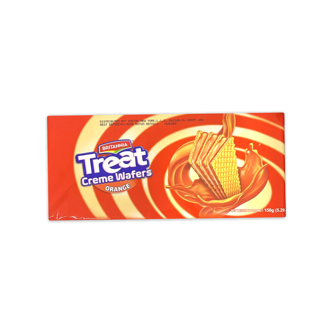 BRITANNIA TEAT CREME WAFERS ORANGE