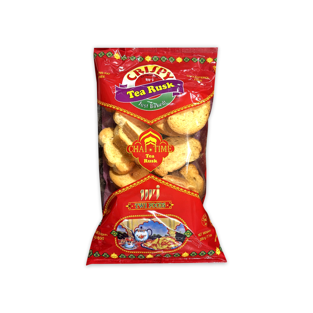 CRISPY TEA RUSK ( VEGETARIAN NO EGG )
