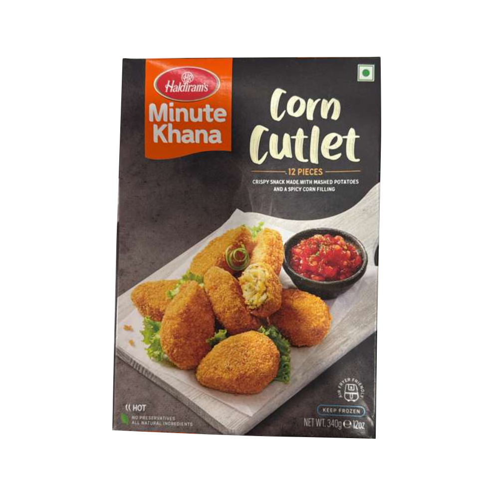 Haldirams Corn Cutlet (12 Pieces)