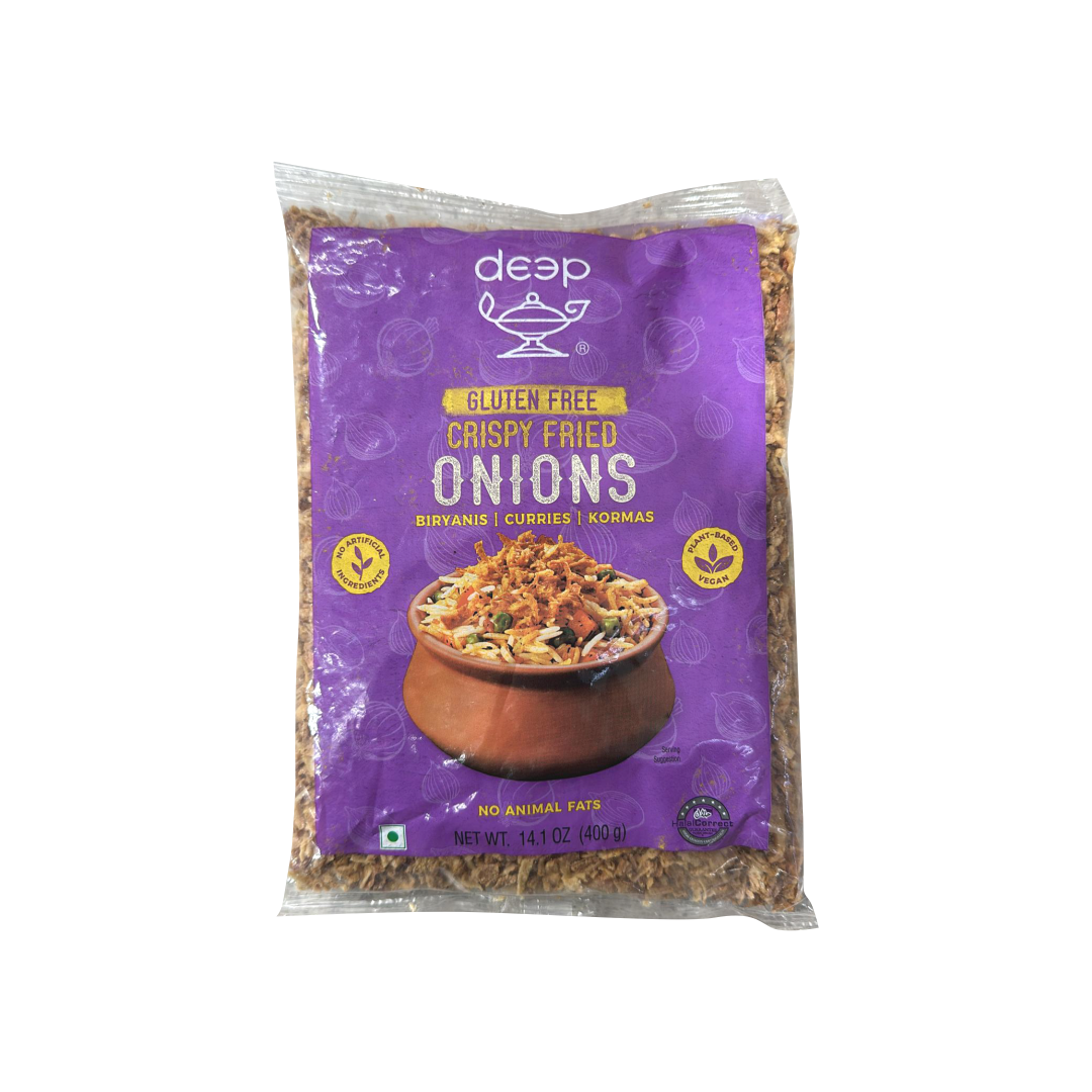 DEEP GLUTEN FREE CRISPY FRIED ONIONS