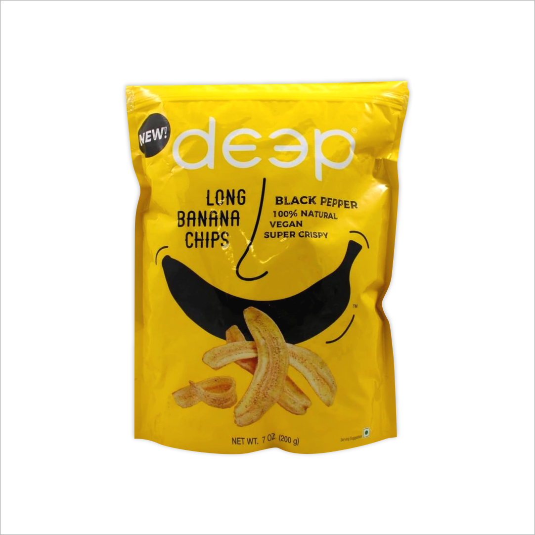 DEEP LONG BANANA CHIPS (BLACK PEPPER)
