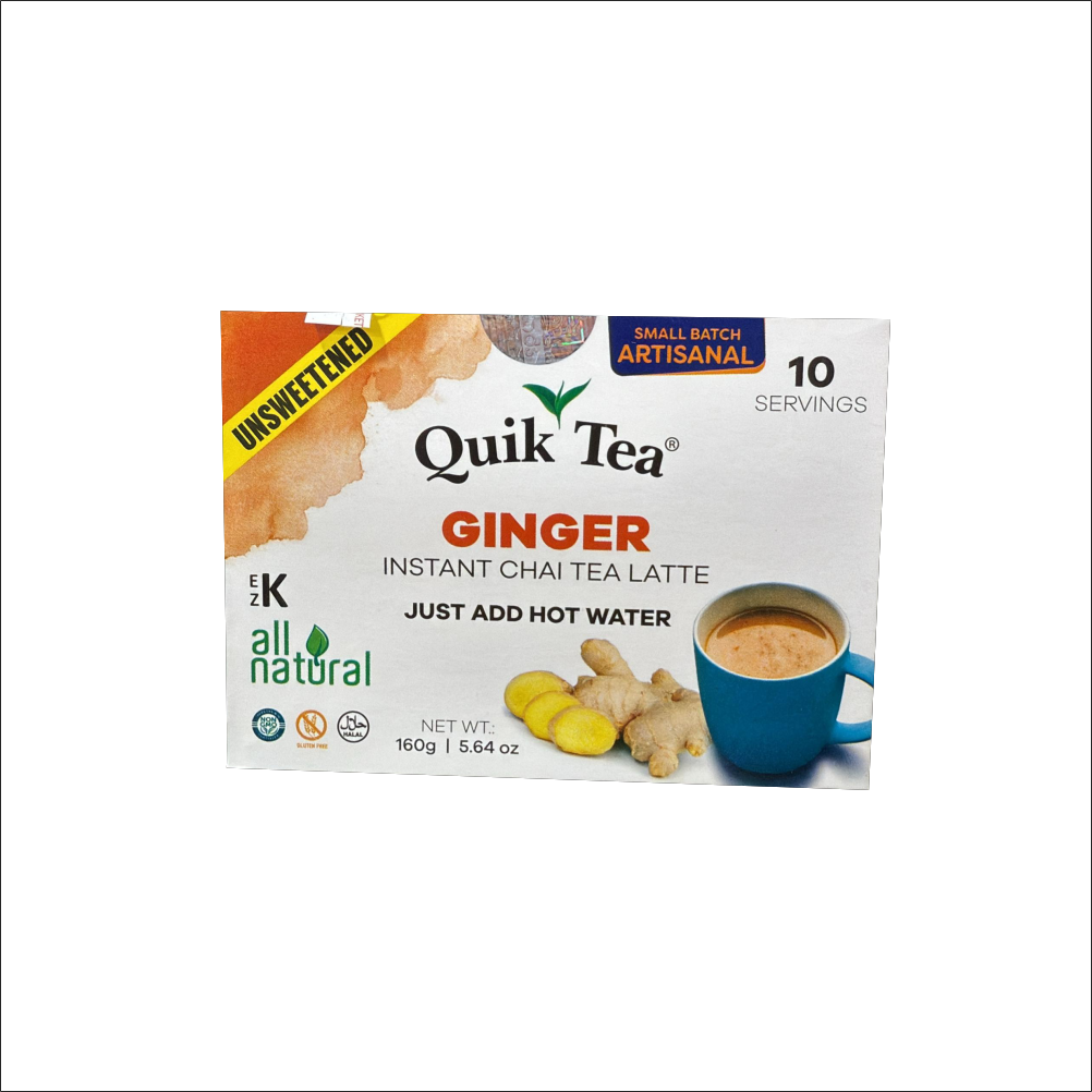 Quik Tea Ginger (Unsweetened) (10 Servings)