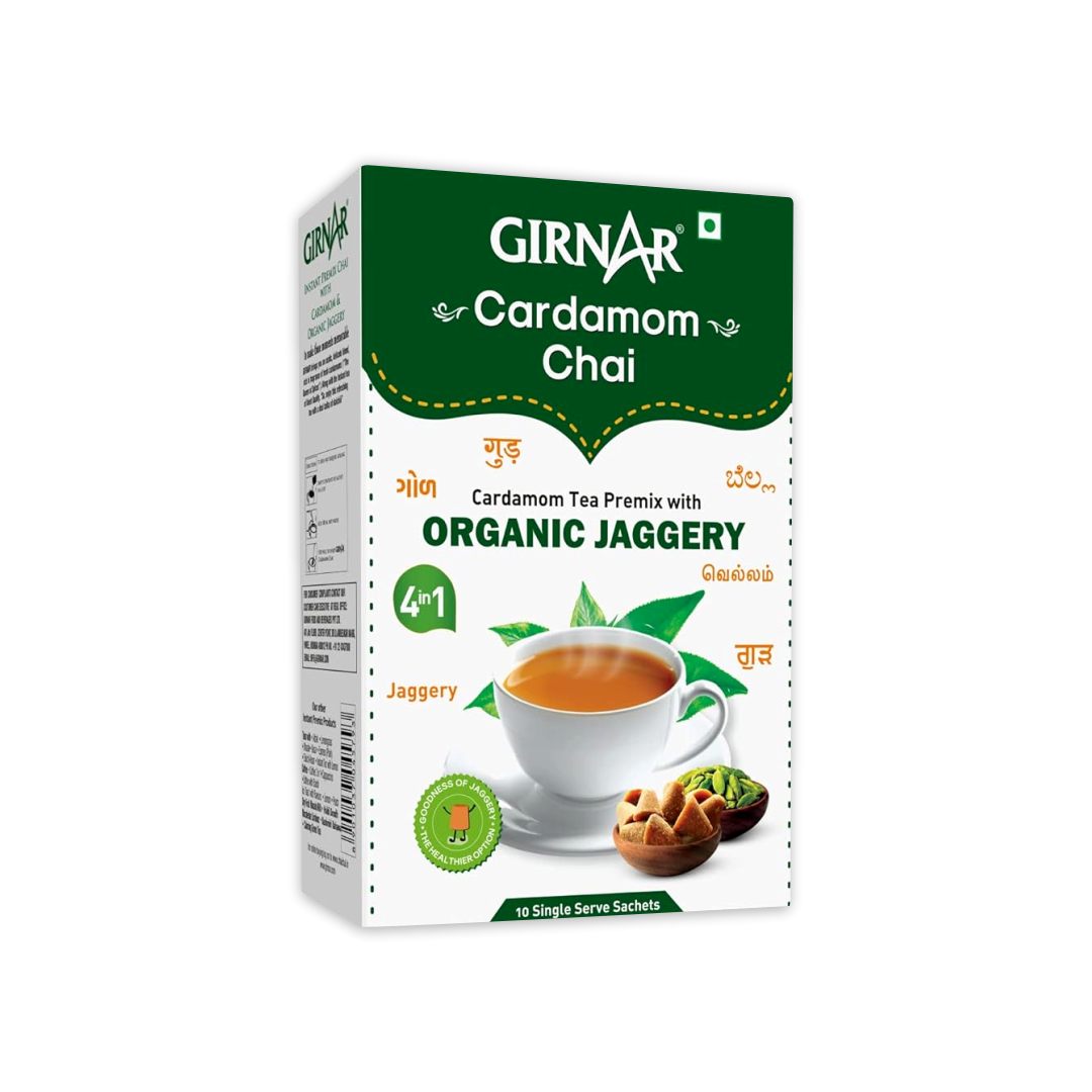 GIRNAR CARDAMOM CHAI ORGANIC JAGGERY