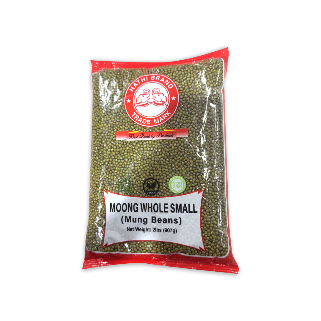 HATHI BRAND MOONG WHOLE SMALL ( MUNG BEANS )