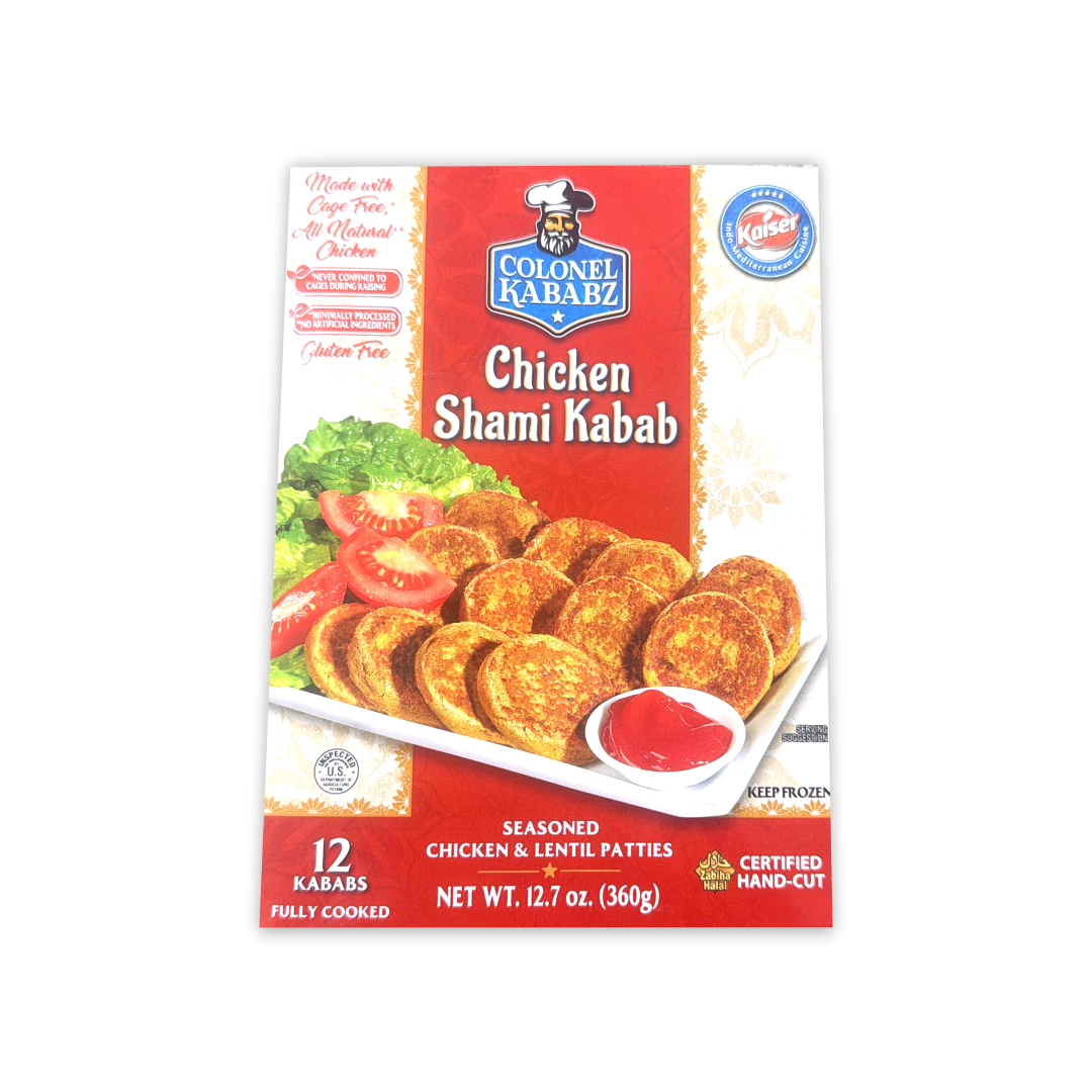 KAISER COLONEL KABABZ CHICKEN SHAMI KABAB ( 12 PCS )