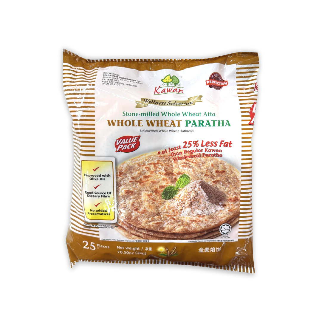 KAWAN WHOLE WHEAT PARATHA 25 PCS