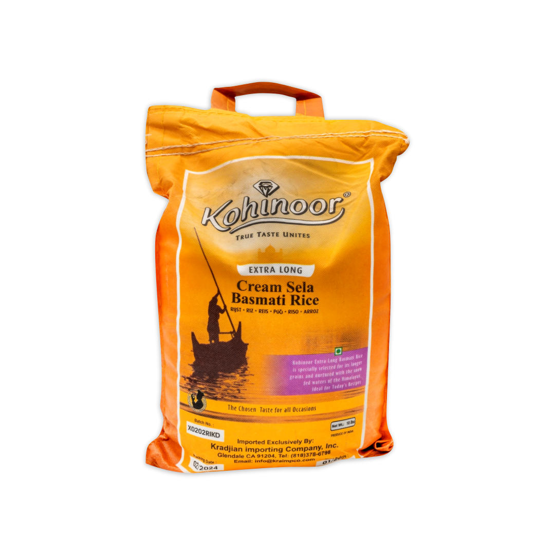 KOHINOOR CREAM SELA BASMATI RICE (EXTRA LONG)
