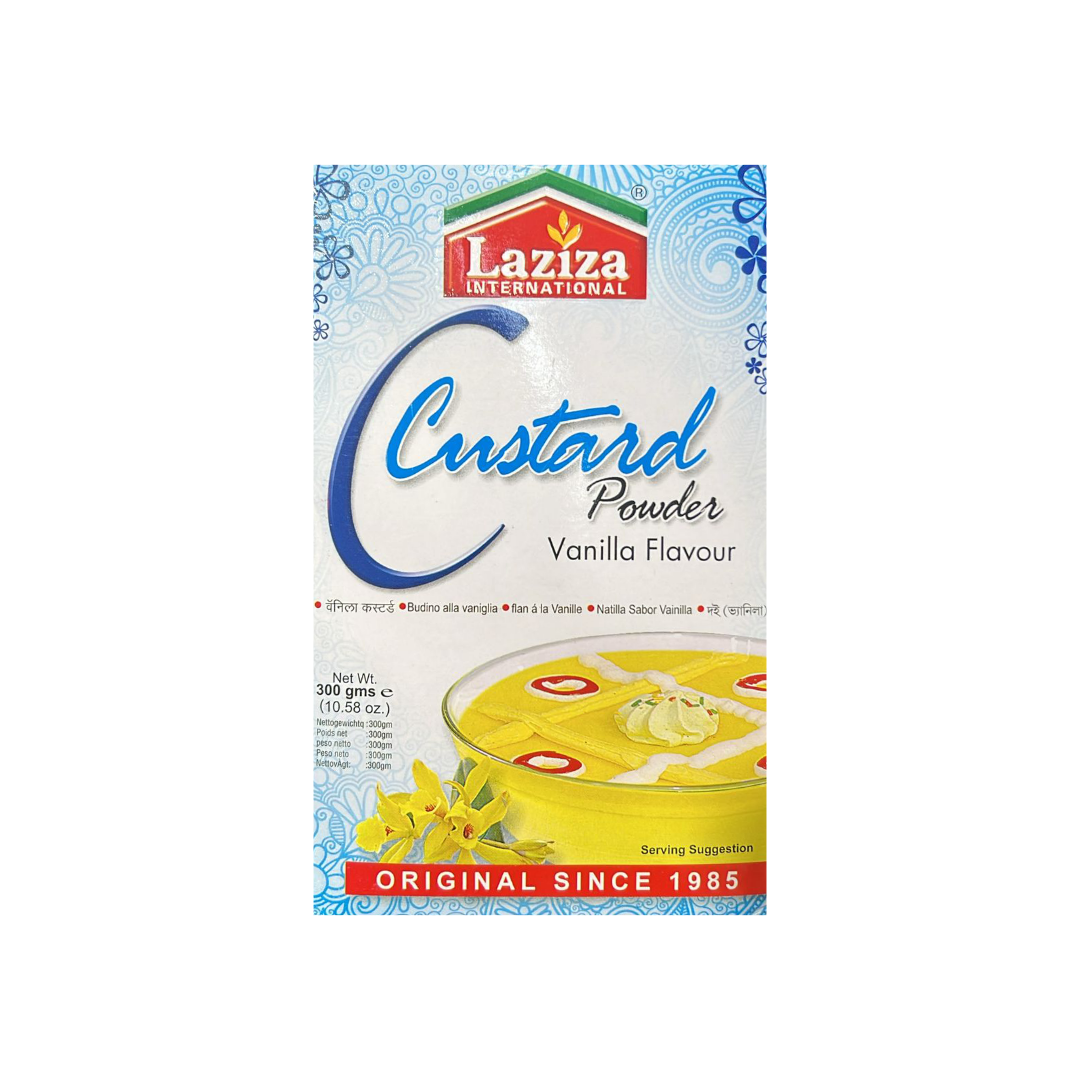 LAZIZA INTERNATIONAL CUSTARD POWDER VANILLA FLAVOUR