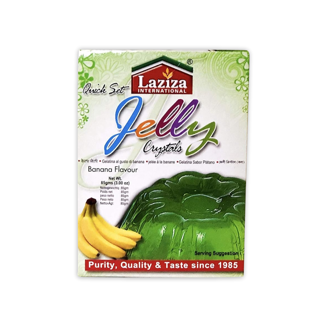 LAZIZA INTERNATIONAL JELLY CRYSTALS BANANA FLAVOUR