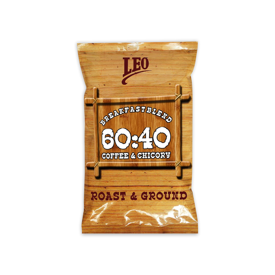 LEO BREAKFAST BLEND COFFEE & CHICORY ( ROAST & CROUND )