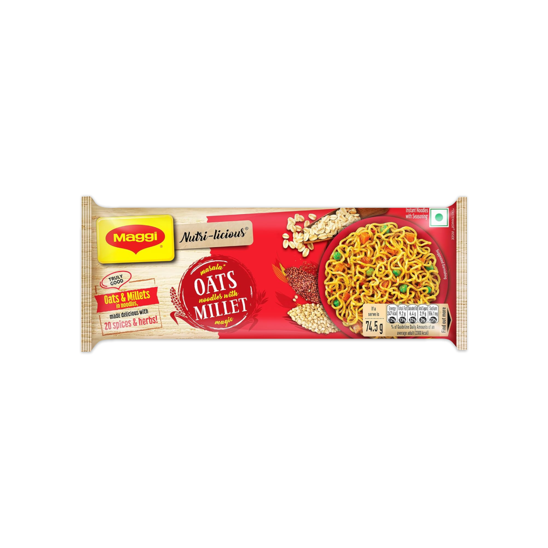 MAGGI MASALA OATS NOODLES WITH MILLET MAGIC