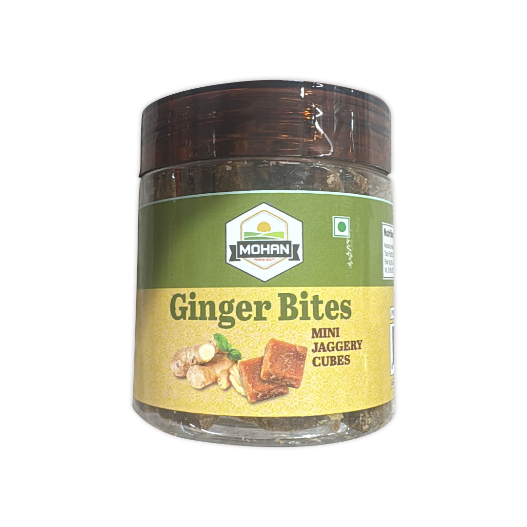 MOHAN GINGER BITES (MINI JAGGERY CUBES)