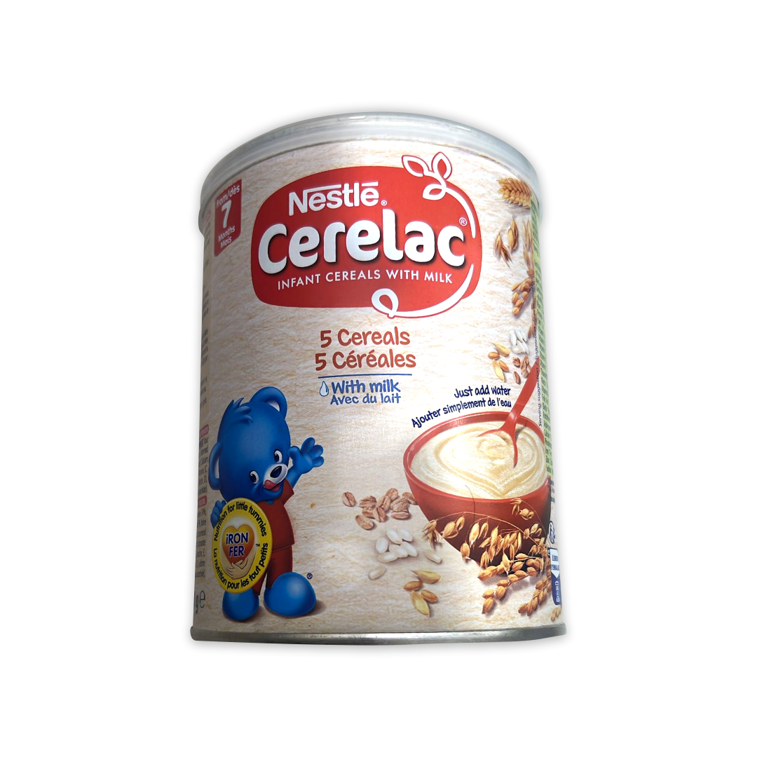 NESTLE CERELAC 5 CEREALES WITH MILK AVEC DU LAIT