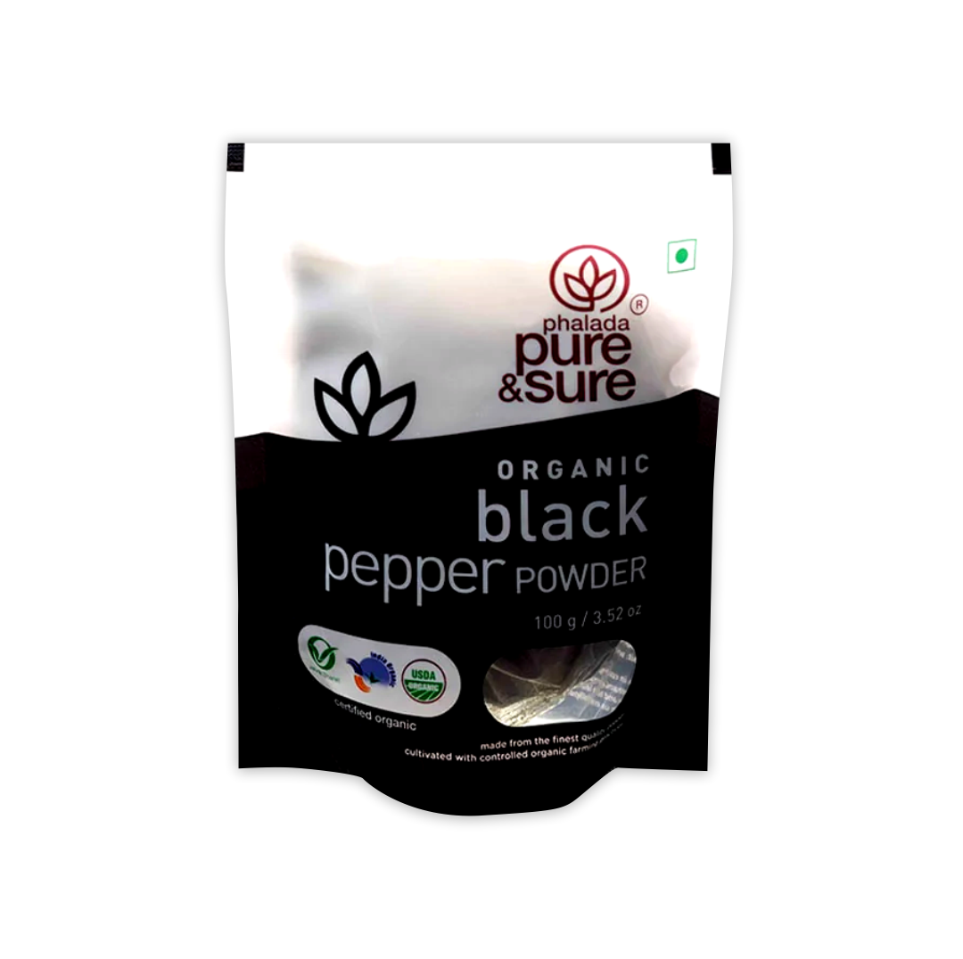 PHALDA PURE & SURE ORGANIC BLACK PEPPER POWDER