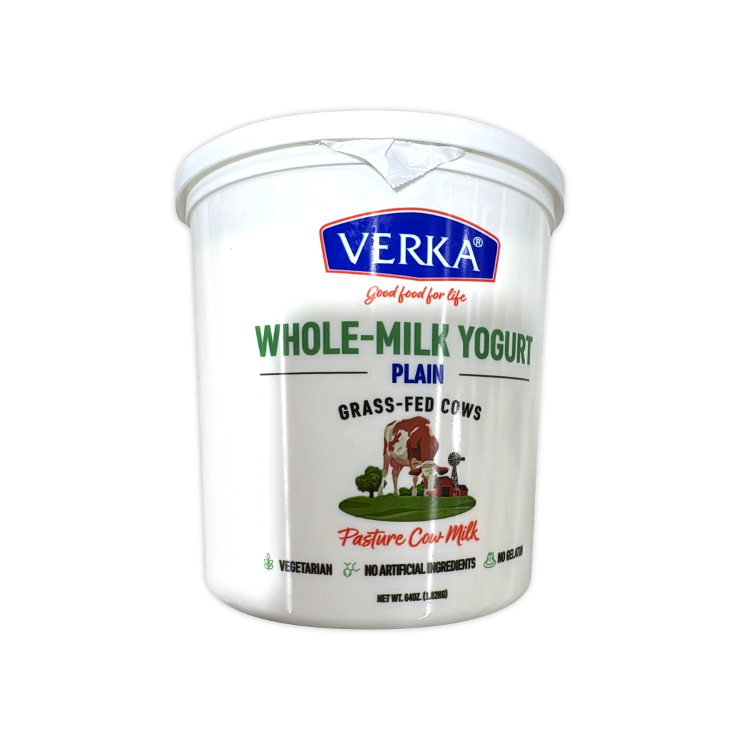 VERKA WHOLE-MILK YOGURT PLAIN