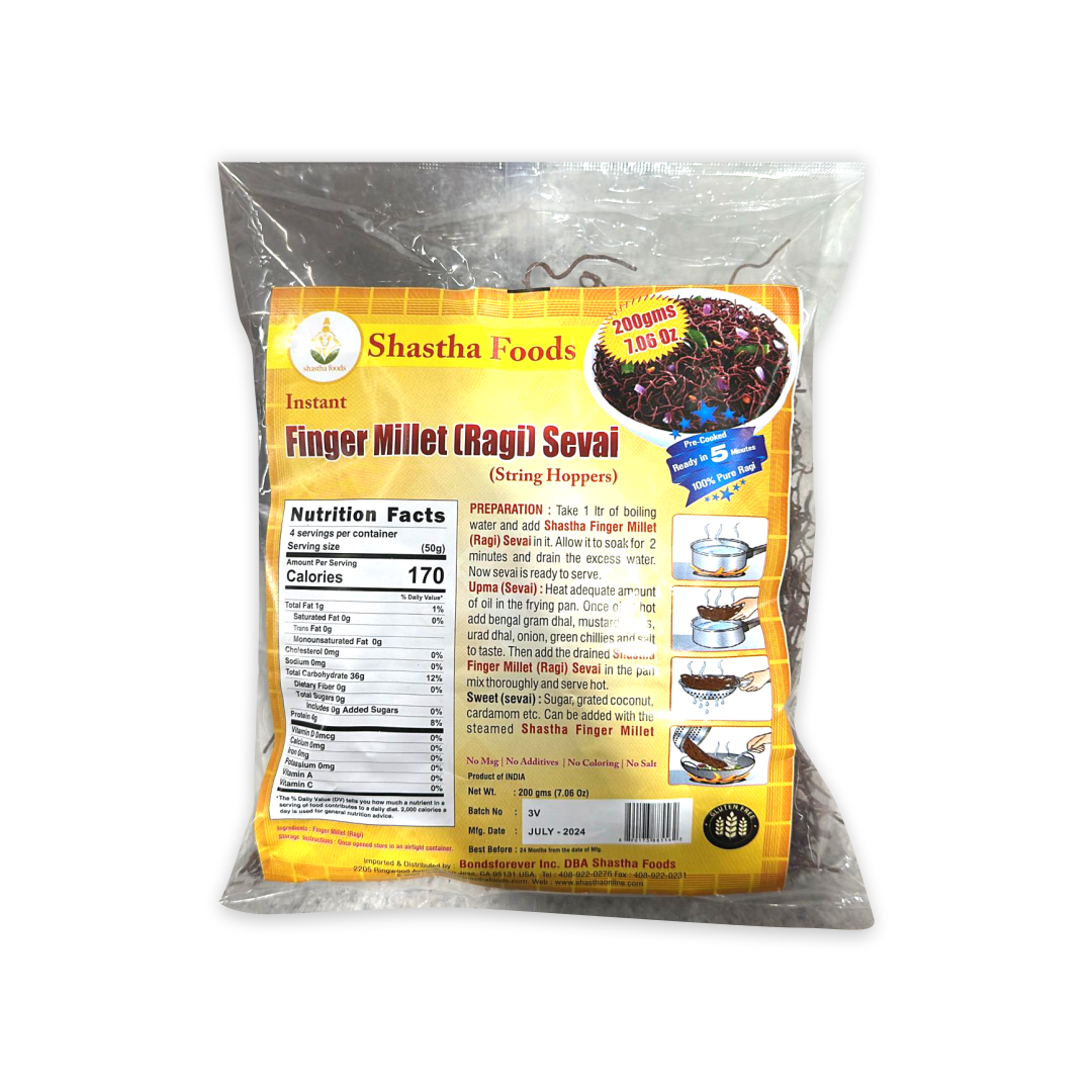 SHASTHA FOODS FINGER MILLET ( RAGI SEVAI )