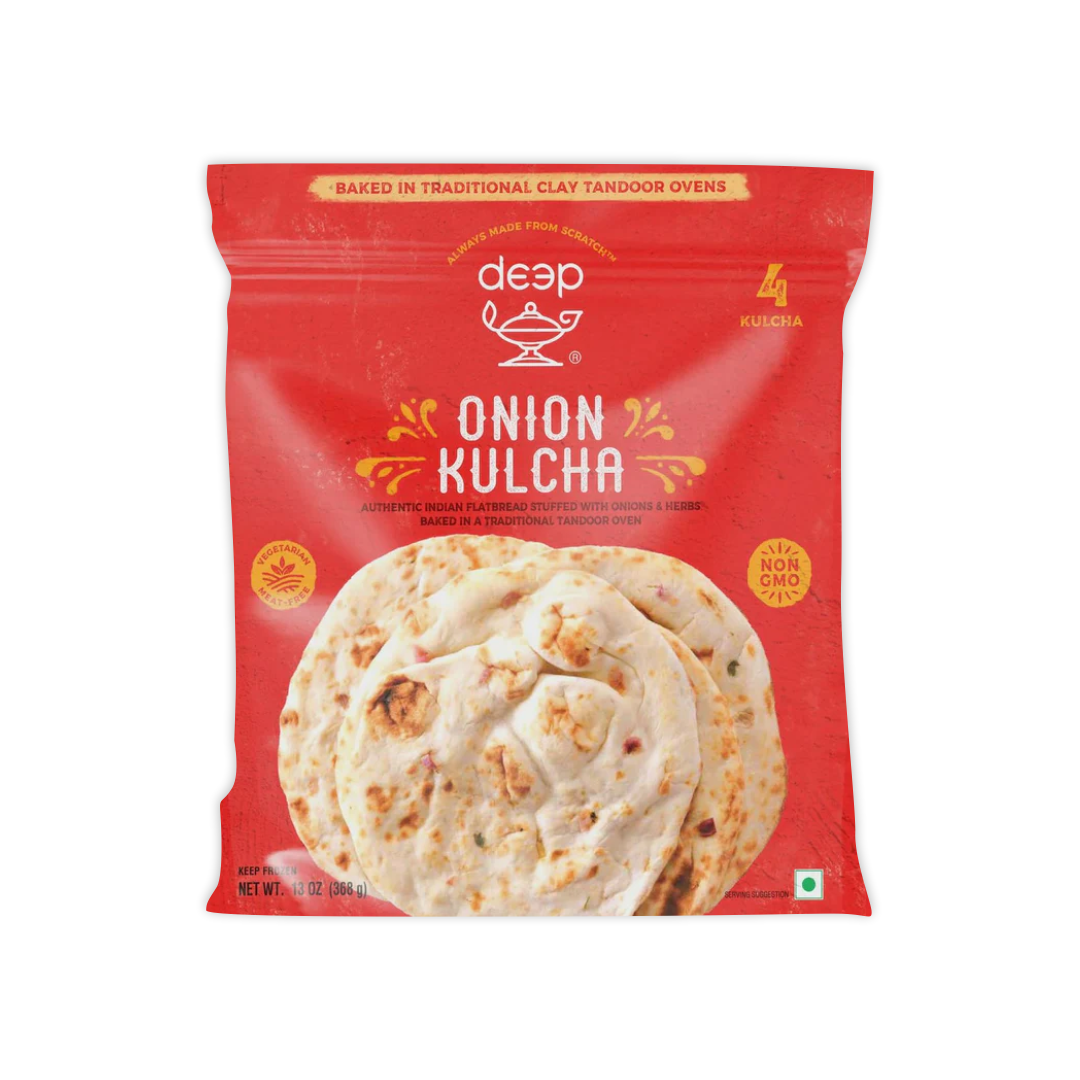 DEEP ONION KULCHA - 4PCS