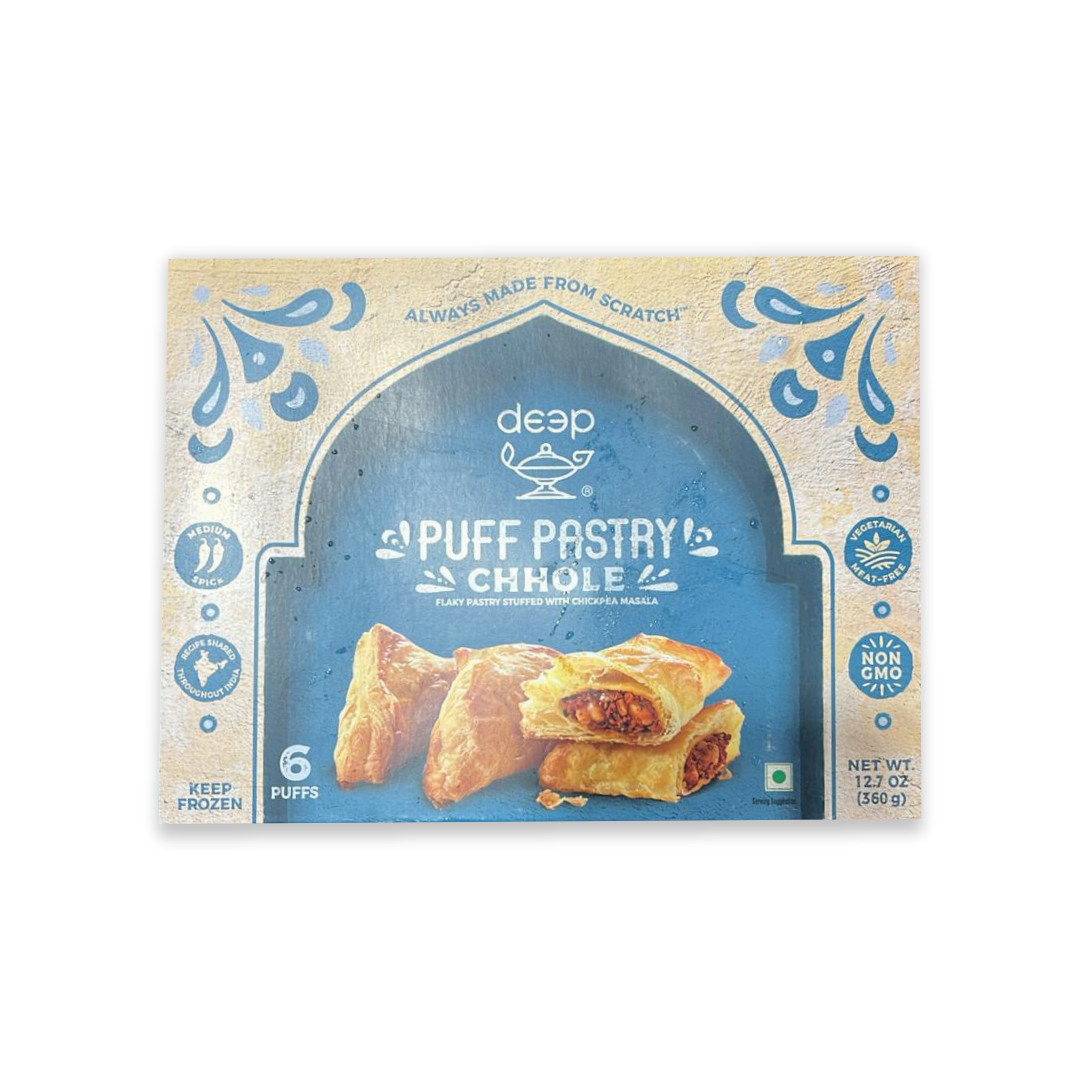 DEEP PUFF PASTRY CHHOLE 6 PCS