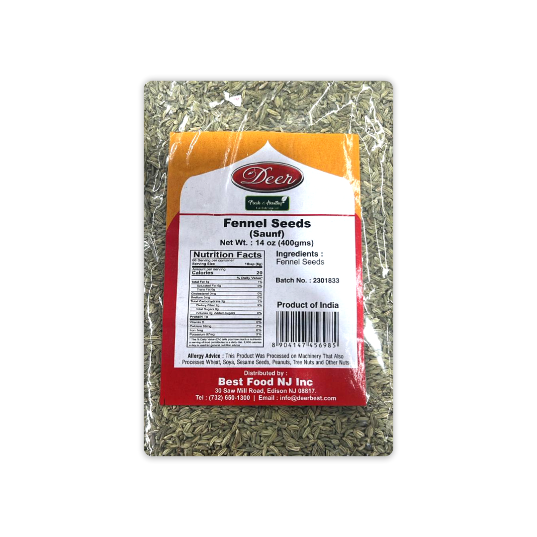 DEER FENNEL SEEDS (SAUNF)