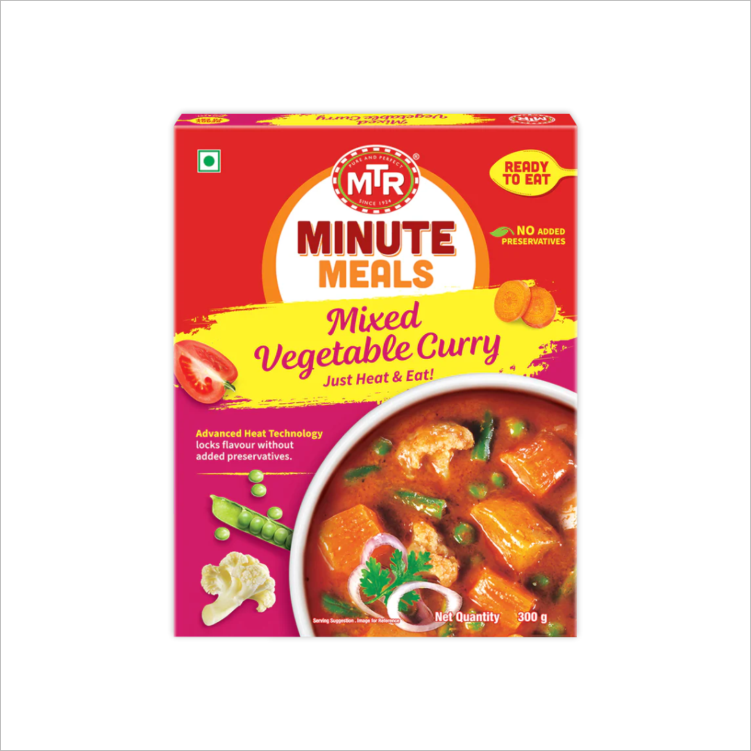 MTR MINUTE MIXED VEGETABLE CURRY