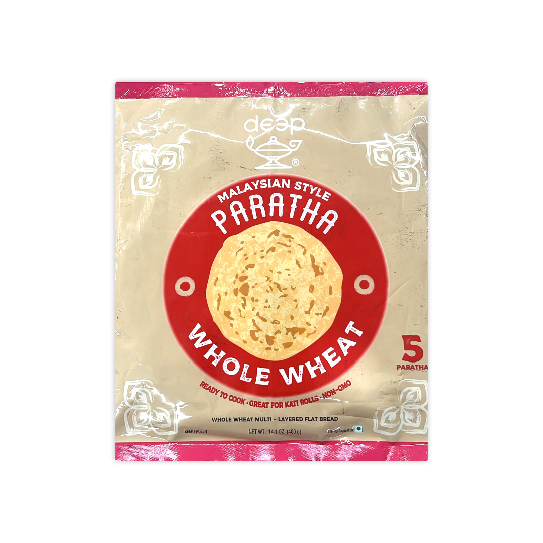 DEEP MALAYSIAN STYLE WHOLE WHEAT PARATHA - 5PCS