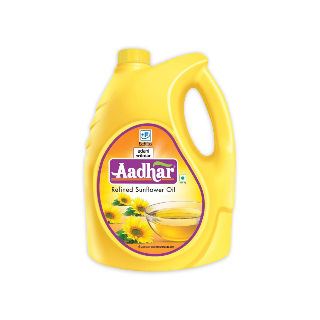 AADHAAR SUNFLOWER OIL 5LTR