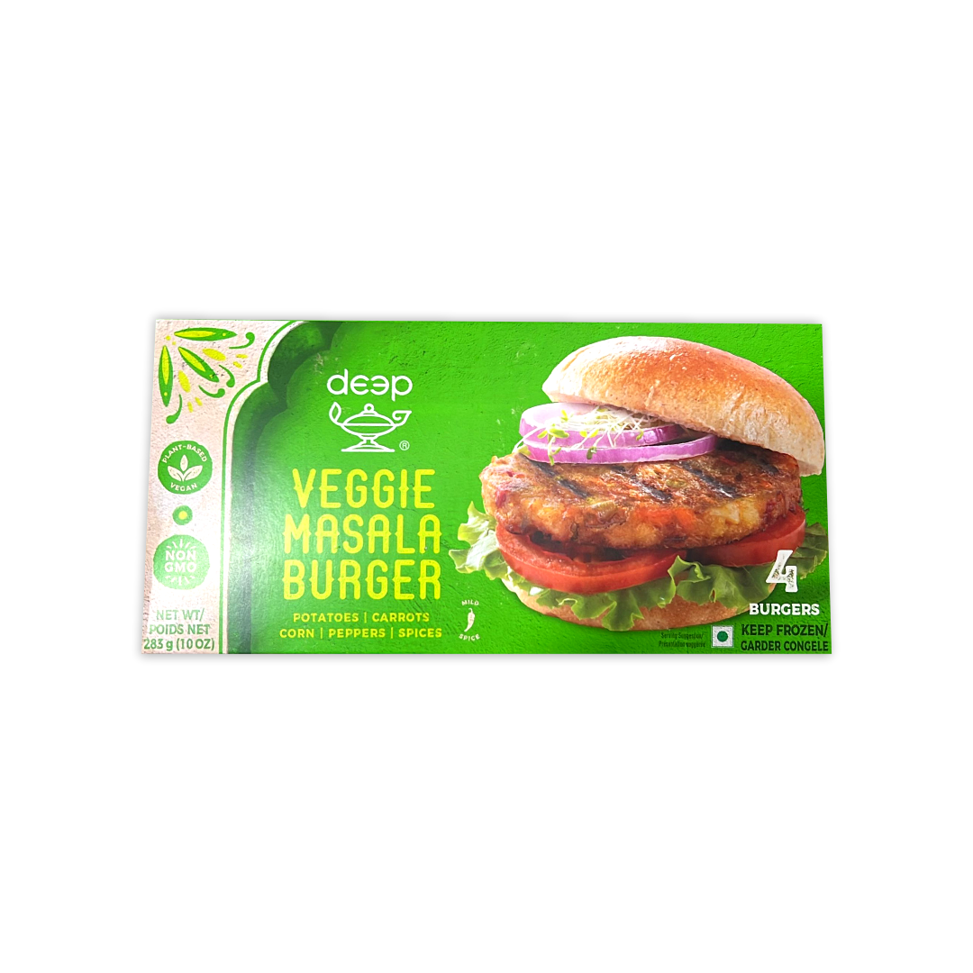 DEEP VEGGIE MASALA BURGER 4 PCS
