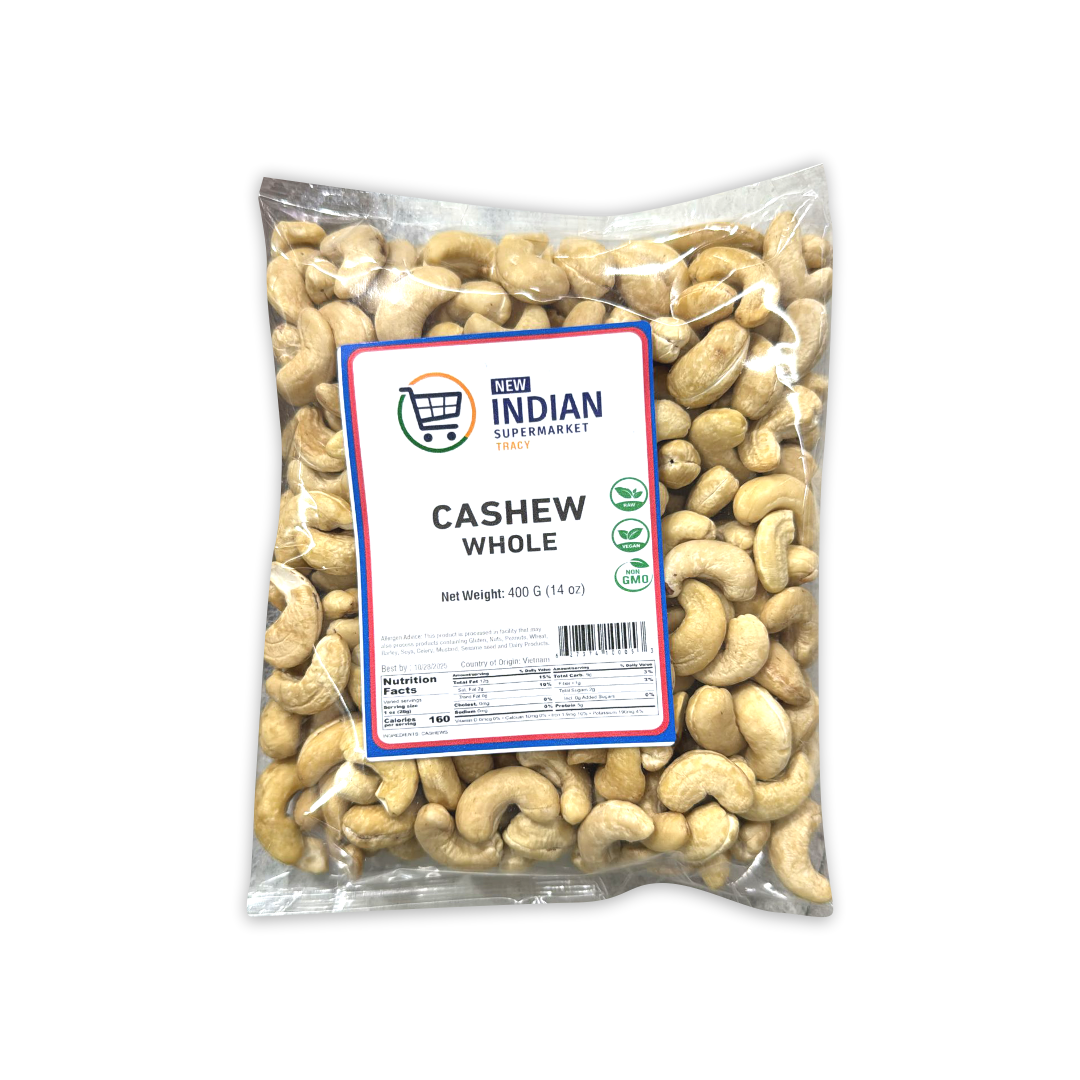 CASHEW WHOLE BY INDIAN SUPERMARKET