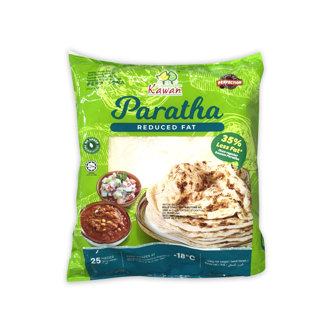 KAWAN PARATHA REDUCED FAT 25PCS