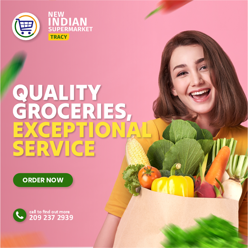 Wide selection of fresh and authentic Indian groceries at New Indian Supermarket in Tracy, CA. Explore our diverse range of products for all your culinary needs.