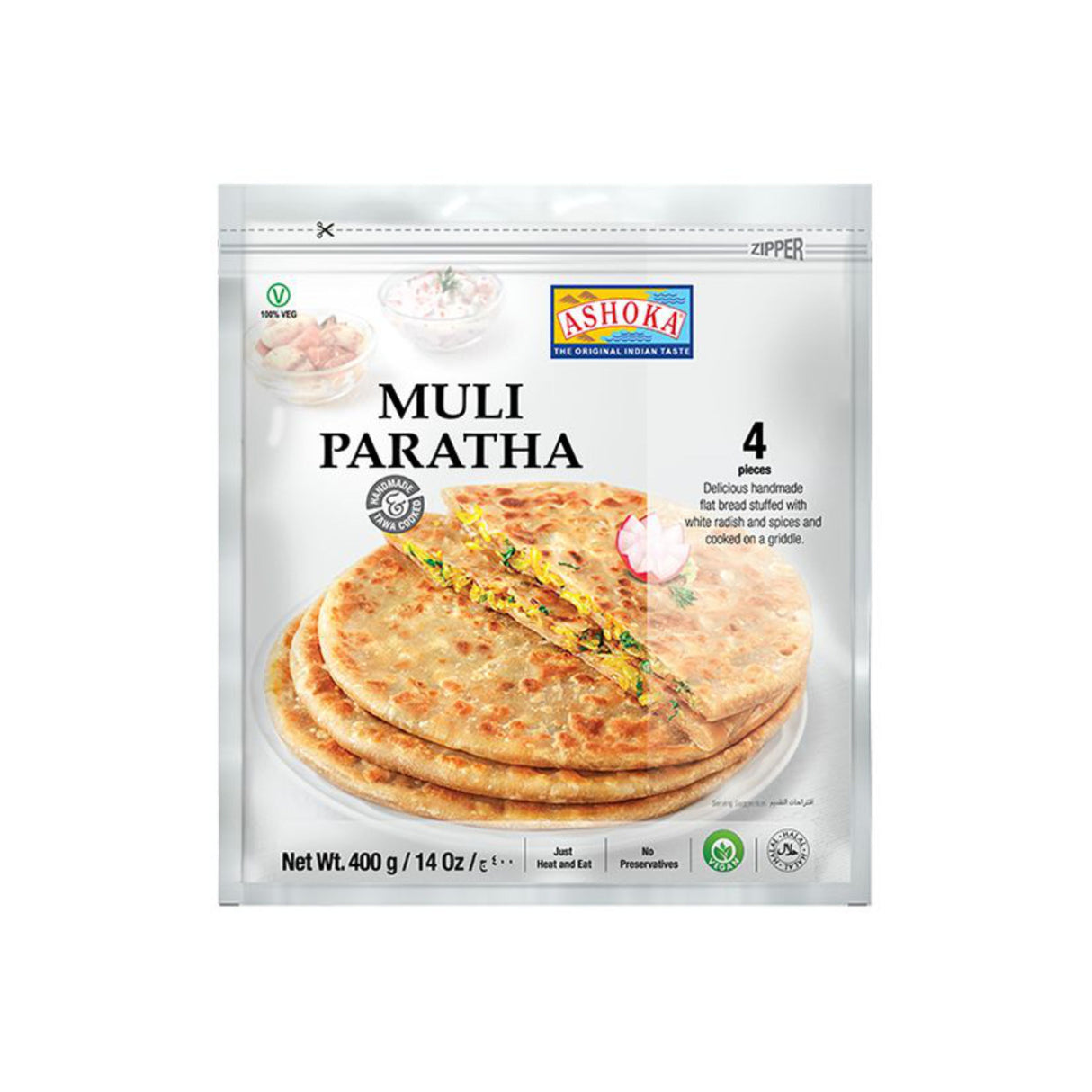 ASHOKA MULI PARATHA 4 PCS