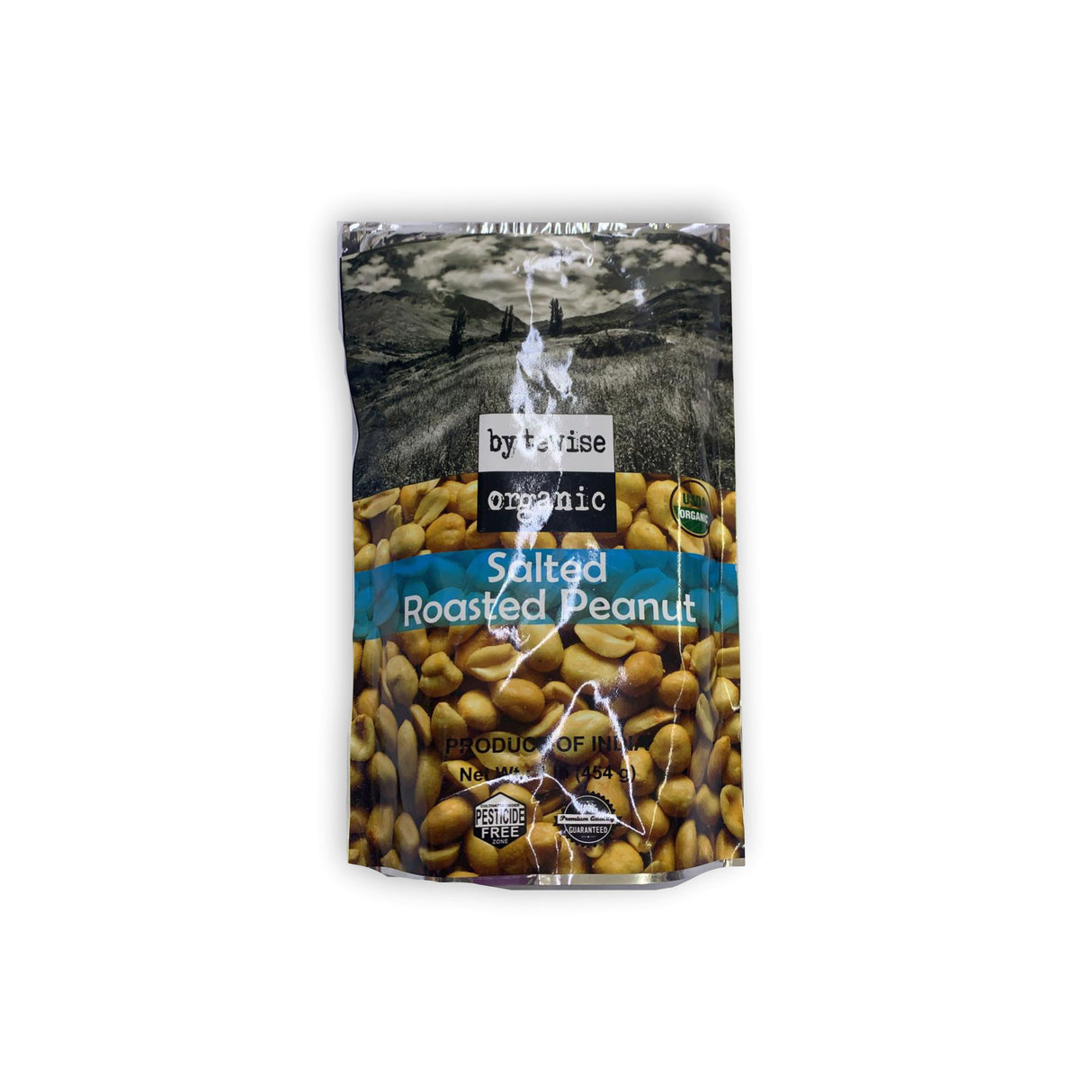 BYTEWISE ORGANIC SALTED ROASTED PEANUTS