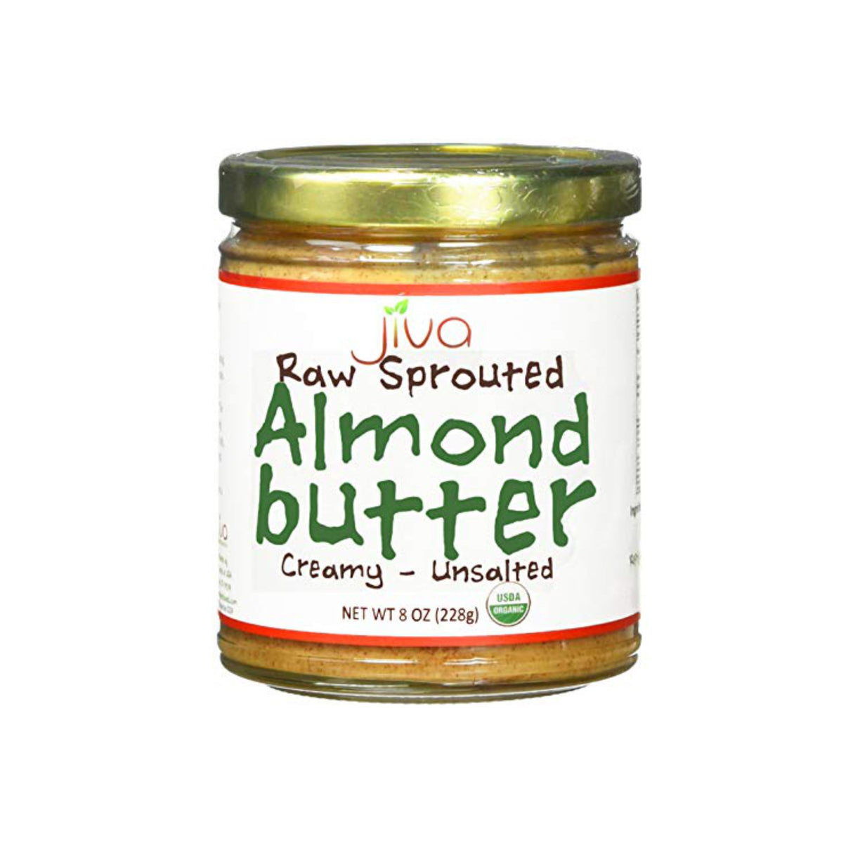 JIVA ORGANICS RAW ALMOND BUTTER