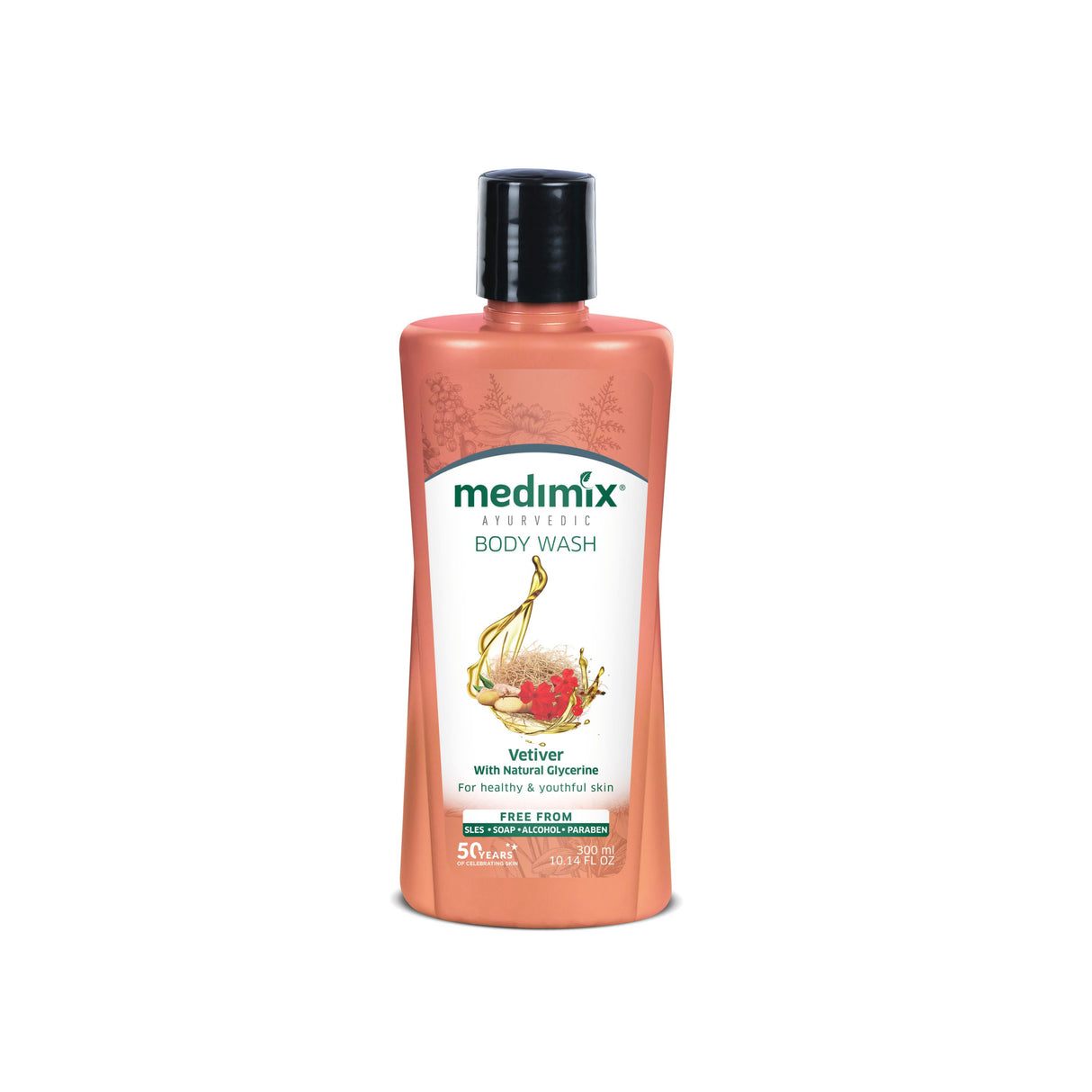 MEDIMIX BODY WASH- VETIVER WITH NATURAL GLYCERINE 300ML