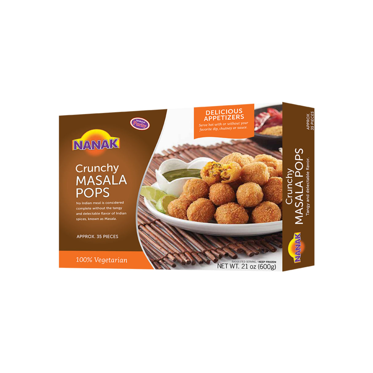 NANAK CRUNCHY MASALA POPS 35PCS